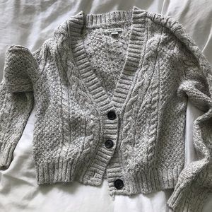 American eagle cropped cardigan